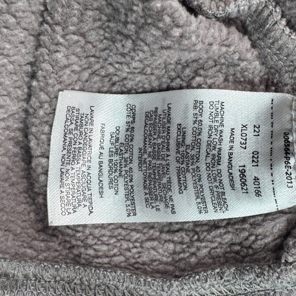 Gray Columbia Rush Valley long hoodie Women Gray Fleece Lined Size L - Picture 5 of 10